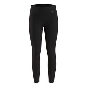 ARC’TERYX oriel womens black workout travel hiking leggings L pockets